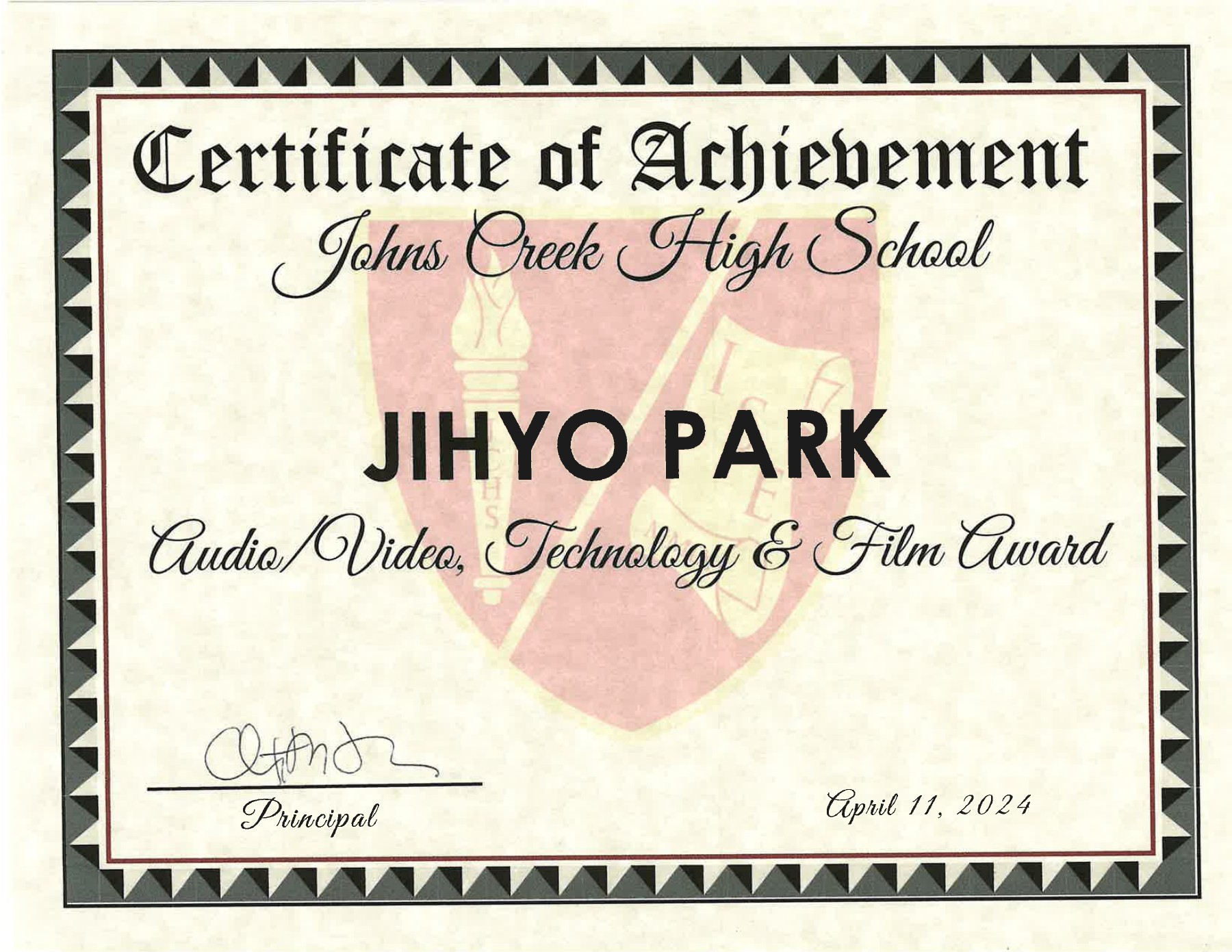 Audio/Video Technology & Film Award