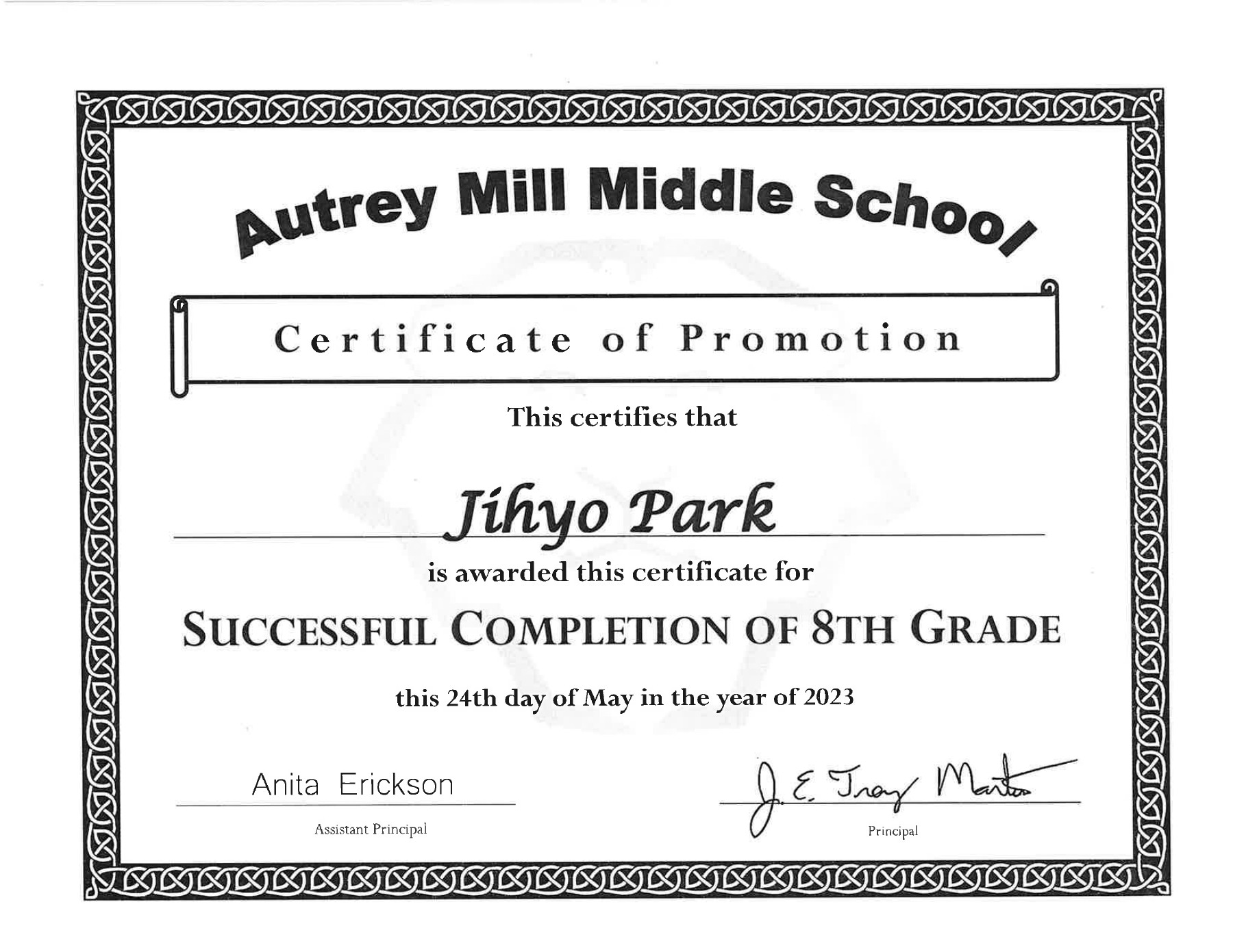 Eighth Grade Promotion